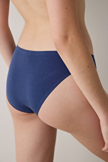 Cotton Bonding Lacivert Slip Külot_1