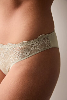 Lotus Lace Açık Yeşil Slip Külot_1