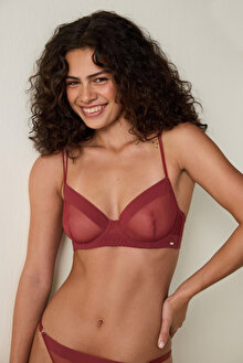 Bordo Essentials Balenli File Sütyen PLOMO29B25SK-BX29 - Penti_1