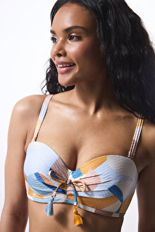Misty Lotus Toparlayıcı Balenli Balconette Bikini Üstü_1