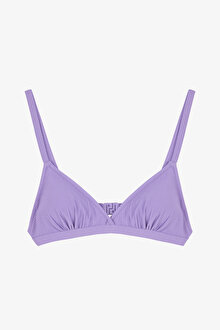 Lila Genç Kız Amaris Üçgen Bikini Takımı_1