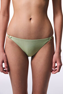 Açık Yeşil Jadira Side Tokalı Slip Bikini Altı_1