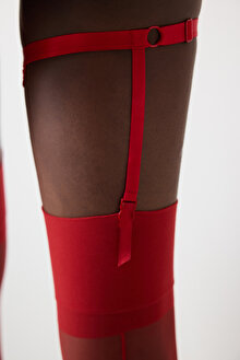 Suspender Cuffs Kırmızı Jartiyer_1