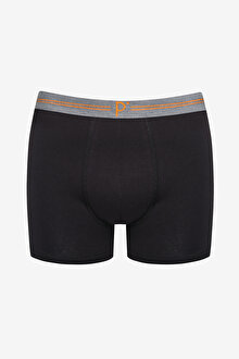 Black Basic 3lü Siyah Boxer_1