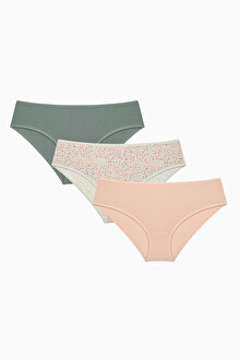 Leo Stars 3lü Cover Çok Renkli Slip Külot