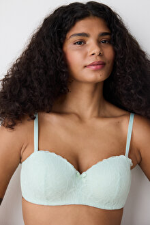 Lotus Lace Dantel Mint Yeşili Sütyen_1