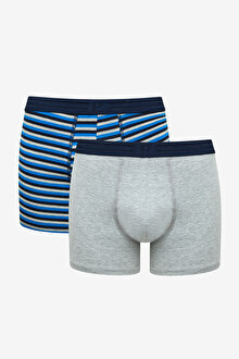 Line 2li Çok Renkli Boxer