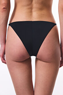 Siyah Super Düşük Bel Brazilian Bikini Altı_1
