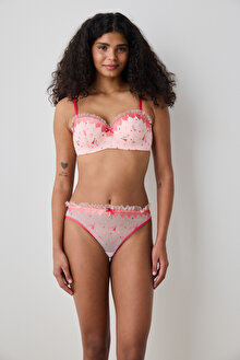 Lotus Broderie Pembe Sütyen - Penti Loves Paris Koleksiyonu