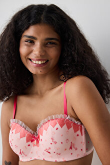 Lotus Broderie Pembe Sütyen - Penti Loves Paris Koleksiyonu_1