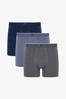 DSA Melange 3lü Çok Renkli Boxer