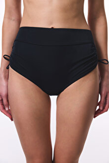 Siyah New Boxer Yüksek Bel Bikini Altı