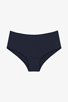 Modal Ribbed 2li Çok Renkli Boyshort_1