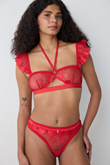 Bandeau Kırmızı Sütyen - Penti Loves Paris Koleksiyonu