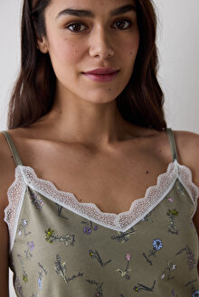 Iris Printed Şortlu Pijama Takımı_1