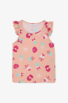 Kız Çocuk Keep Our Ocean 2li Pijama Takımı_1