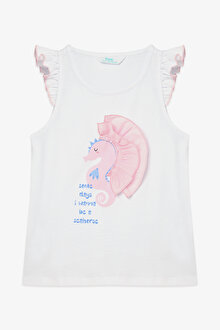 Kız Çocuk Seahorse Pijama Takımı_1