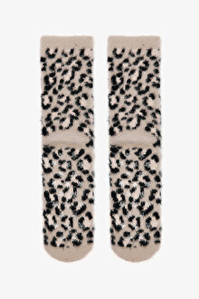 Açık Bej Leopar Desenli Ev Patiği PN300RO425SK-PN73 - Açık Pembe - Penti_1