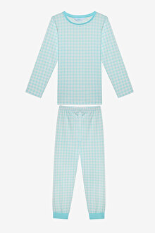 Kız Çocuk Bow 2li Çok Renkli Pijama Takımı_1