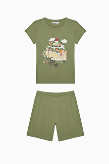 Erkek Çocuk Market Çok Renkli 2li Pijama Takımı_1