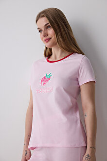 Rasberry Pantolon Açık Pembe Pijama Takımı_1