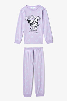 Lila Kız Çocuk Kuromi Uzun Kollu Pijama Takımı PNB24O1S25SK-LA24 - LILA - Penti
