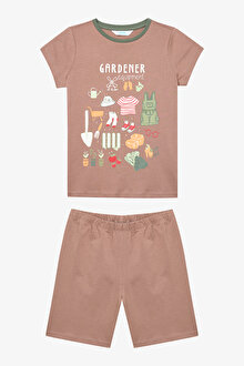 Erkek Çocuk Gardener Çok Renkli 2li Pijama Takımı_1