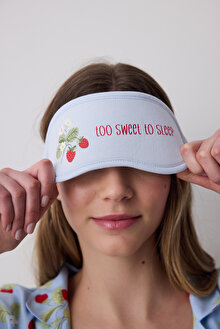 Strawberries Mavi Uyklu Gözlüğü