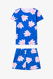 Kız Çocuk Shells 2li Çok Renkli Pijama Takımı_1