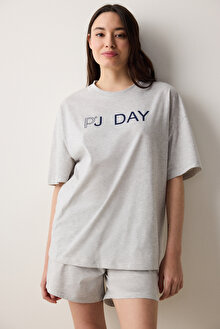 Pj Day Şortlu Pijama Takımı
