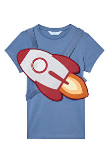 Erkek Çocuk Rocket Çok Renkli Pijama Takımı_1