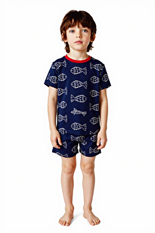 Erkek Çocuk Fish Pijama Takımı