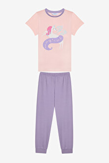 Kız Çocuk Magical 2li Çok Renkli Pijama Takımı_1
