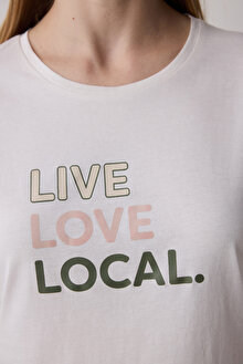 Live Love Local Şortlu Çok Renkli Pijama Takımı_1