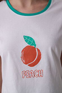 Peach Pantolon Pijama Takımı_1