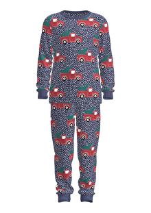 Erkek Çocuk The Truck Mavi  Pijama Takımı