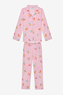 Kız Çocuk Fairy Gömlek Pijama Takımı