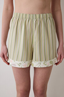 Iris Striped Şort Çok Renkli Pijama Altı