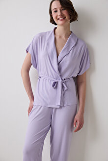 Lana Lila Pantolon Pijama Takımı_1