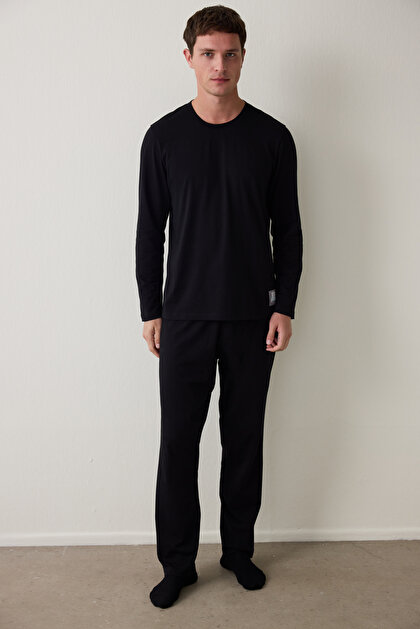 BLACK STREET PANT, L, KAN KOYU ANTRASIT