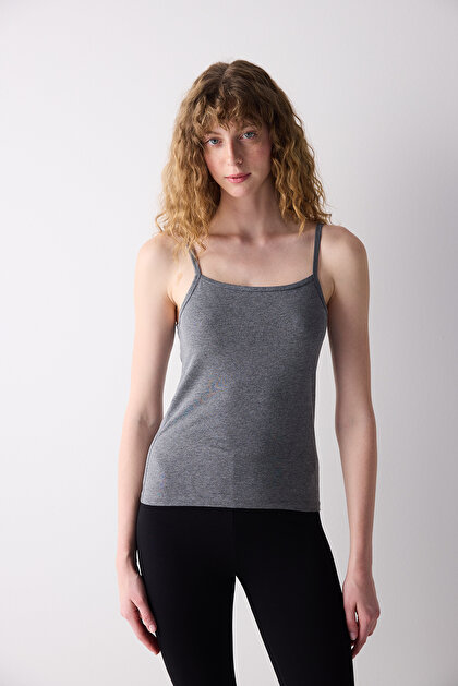 Basic Cami Grey Melange Athlete