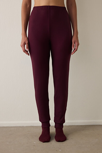 Burgundy Pajama Bottoms
