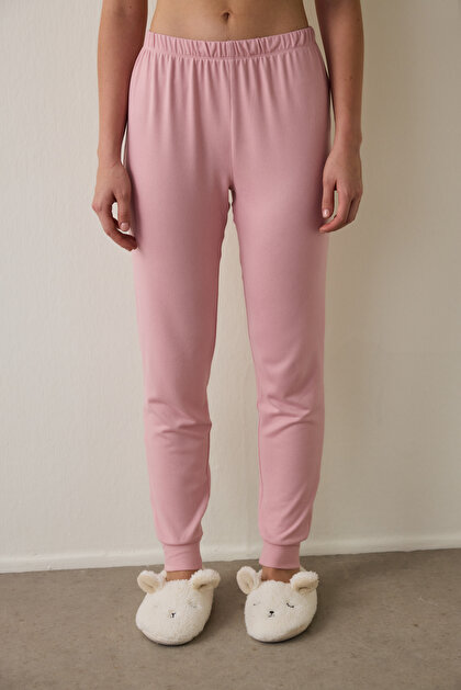 TEA PARTY SOLID PANT, L, PN4 PEMBE