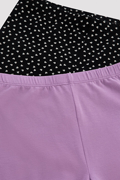 Mix Girls Heart 2in1 Legging - 6