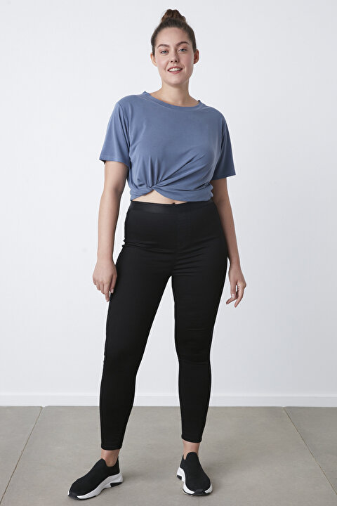 Elastic Waistband Jegging - 5