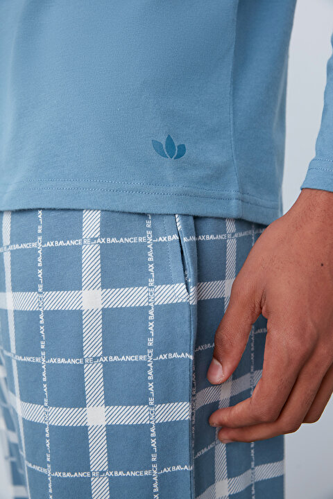 Relax Blue Pantolon Takımı - 3