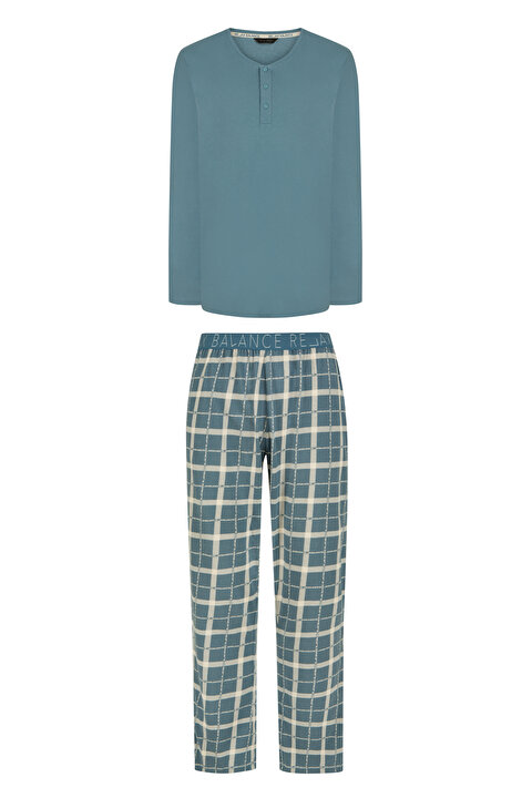 Relax Blue Pantolon Takımı - 5