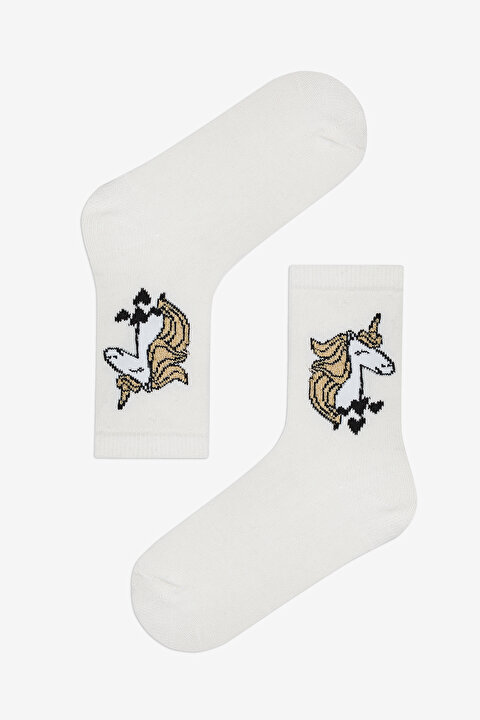 Girls Unicorn Shine 4in1 Socket Socks - 5