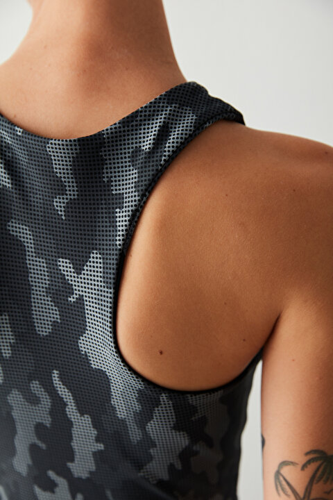 Multi Colour Camo Printed Top - 4