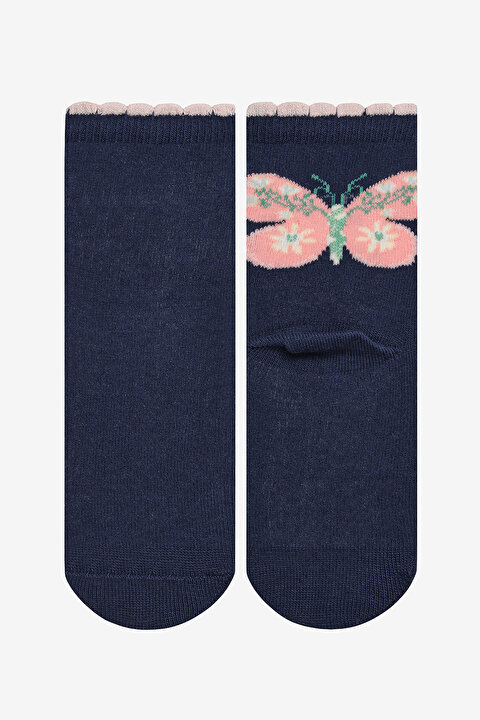 Girls Butterfly 4in1 Socket Socks - 3